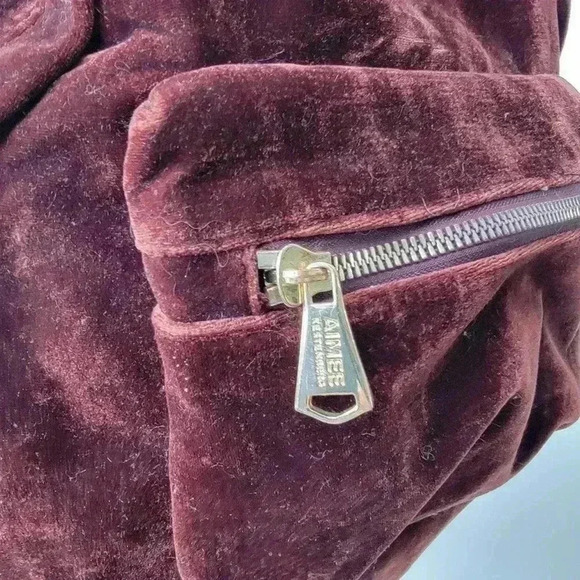 Vintage Y2K Aimee Kestenberg Woodside Velvet Mini Backpack - Picture 8 of 9